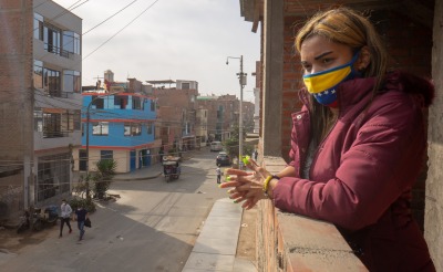 Venezuelan immigrant living in Peru