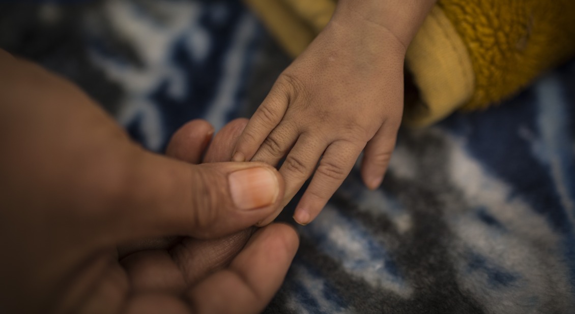 In Yemen, Action Against Hunger health workers are screening young children for malnutrition.