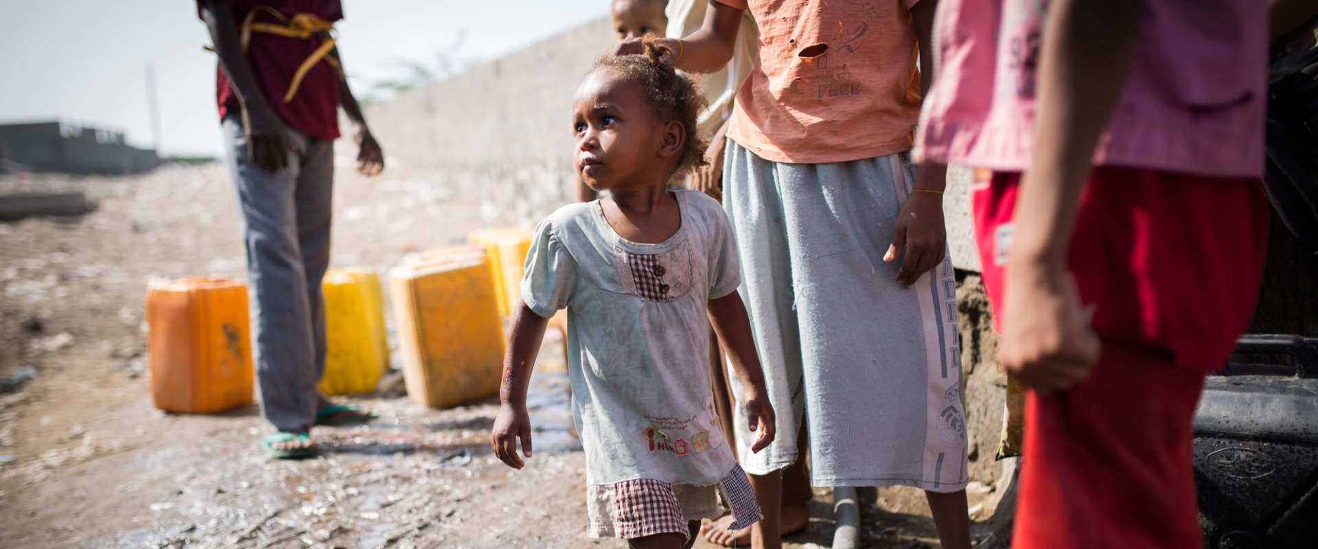 A girl in Hodeidah, Yemen